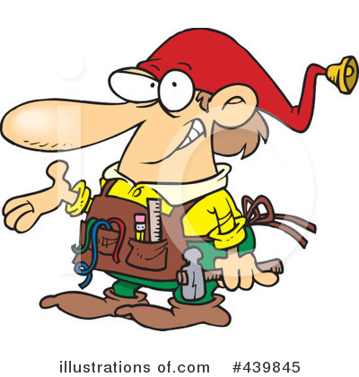 Royalty-Free (RF) Elf Clipart Illustration by toonaday - Stock Sample #439845