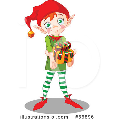 Royalty-Free (RF) Elf Clipart Illustration by Pushkin - Stock Sample #66896