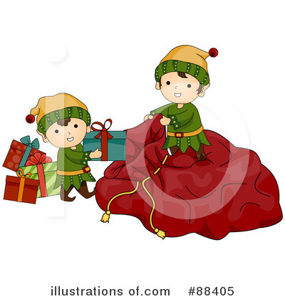 Christmas Elf Clipart #88405 by BNP Design Studio