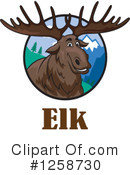 Elk Clipart #1258730 by Vector Tradition SM