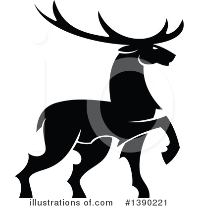 Royalty-Free (RF) Elk Clipart Illustration by Vector Tradition SM - Stock Sample #1390221