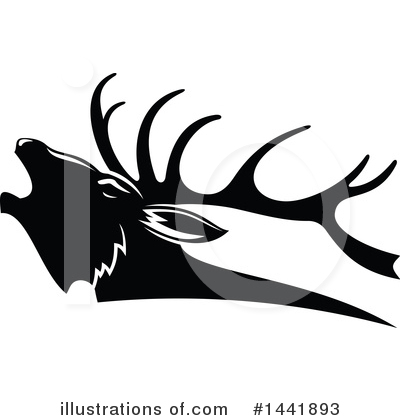 Royalty-Free (RF) Elk Clipart Illustration by Vector Tradition SM - Stock Sample #1441893