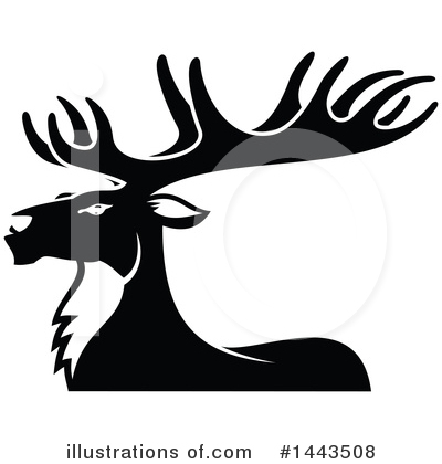 Royalty-Free (RF) Elk Clipart Illustration by Vector Tradition SM - Stock Sample #1443508