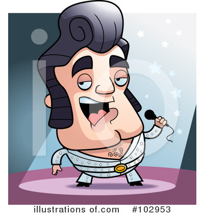 Elvis Impersonator Clipart #102953 by Cory Thoman