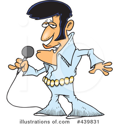 Royalty-Free (RF) Elvis Clipart Illustration by toonaday - Stock Sample #439831