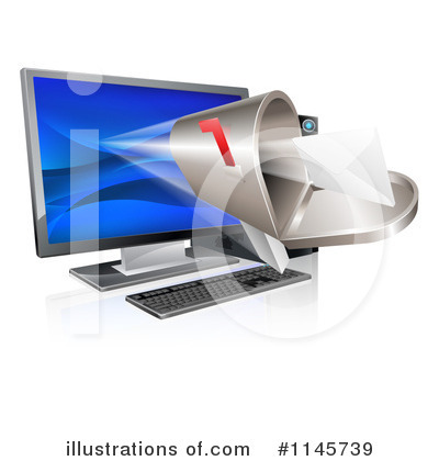Desktop Computer Clipart #1145739 by AtStockIllustration