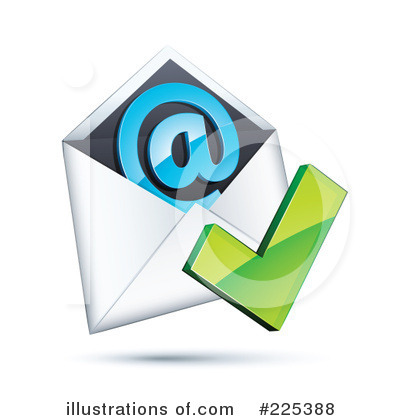 Royalty-Free (RF) Email Clipart Illustration by beboy - Stock Sample #225388