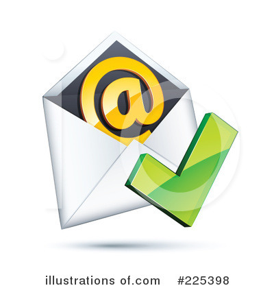 Royalty-Free (RF) Email Clipart Illustration by beboy - Stock Sample #225398