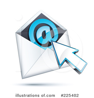 Royalty-Free (RF) Email Clipart Illustration by beboy - Stock Sample #225402