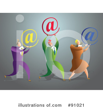 Royalty-Free (RF) Email Clipart Illustration by Prawny - Stock Sample #91021