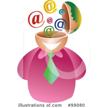 Royalty-Free (RF) Email Clipart Illustration by Prawny - Stock Sample #99080