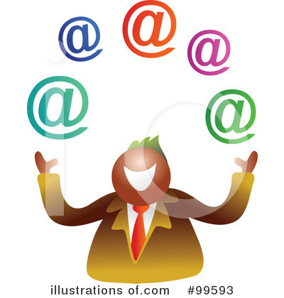 Royalty-Free (RF) Email Clipart Illustration by Prawny - Stock Sample #99593
