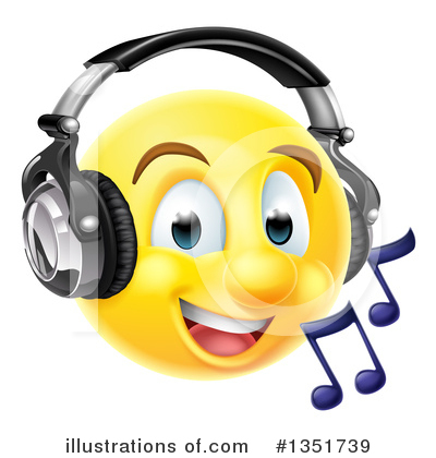 Headphones Clipart #1351739 by AtStockIllustration