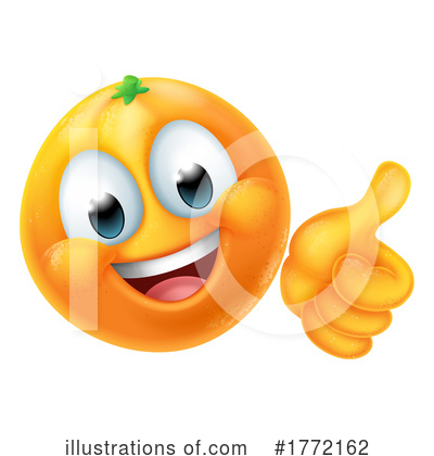 Orange Mascot Clipart #1772162 by AtStockIllustration