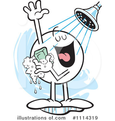 Bathing Clipart #1114319 by Johnny Sajem