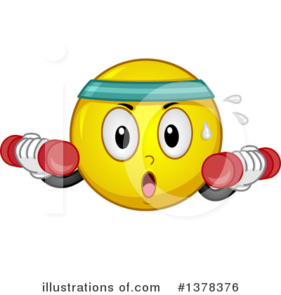 Lifting Weights Clipart #1378376 by BNP Design Studio