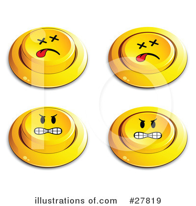 Royalty-Free (RF) Emoticons Clipart Illustration by beboy - Stock Sample #27819