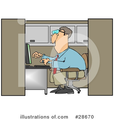 Royalty-Free (RF) Employee Clipart Illustration by djart - Stock Sample #28670