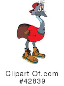 Emu Clipart #42839 by Dennis Holmes Designs