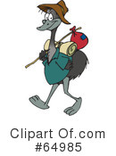 Emu Clipart #64985 by Dennis Holmes Designs