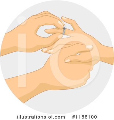 Royalty-Free (RF) Engagement Clipart Illustration by BNP Design Studio - Stock Sample #1186100