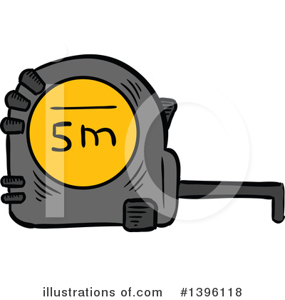 Measuring Tape Clipart #1396118 by Vector Tradition SM