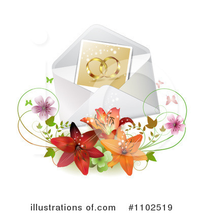 Royalty-Free (RF) Envelope Clipart Illustration by merlinul - Stock Sample #1102519