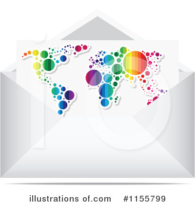 Royalty-Free (RF) Envelope Clipart Illustration by Andrei Marincas - Stock Sample #1155799