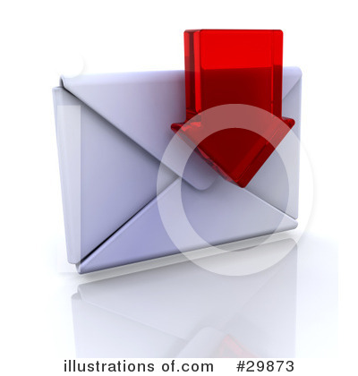 Royalty-Free (RF) Envelope Clipart Illustration by KJ Pargeter - Stock Sample #29873