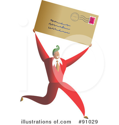 Royalty-Free (RF) Envelope Clipart Illustration by Prawny - Stock Sample #91029
