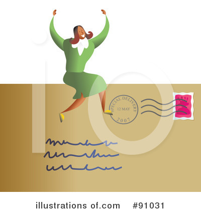 Royalty-Free (RF) Envelope Clipart Illustration by Prawny - Stock Sample #91031