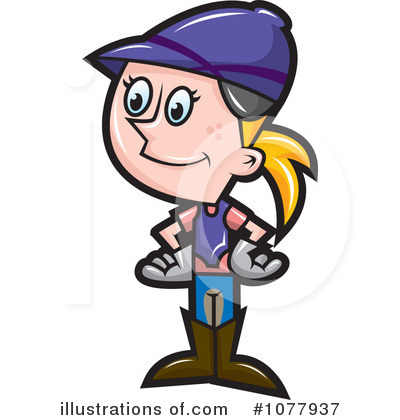 Girl Clipart #1077937 by jtoons