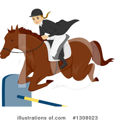Royalty-Free (RF) Equestrian Clipart Illustration by BNP Design Studio - Stock Sample #1308023