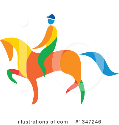Horseback Clipart #1347246 by patrimonio