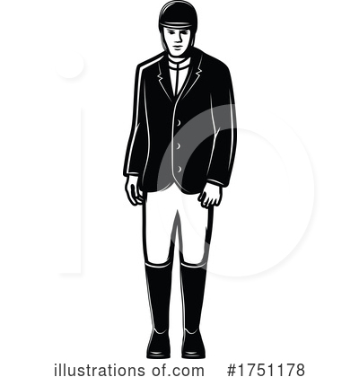 Royalty-Free (RF) Equestrian Clipart Illustration by Vector Tradition SM - Stock Sample #1751178