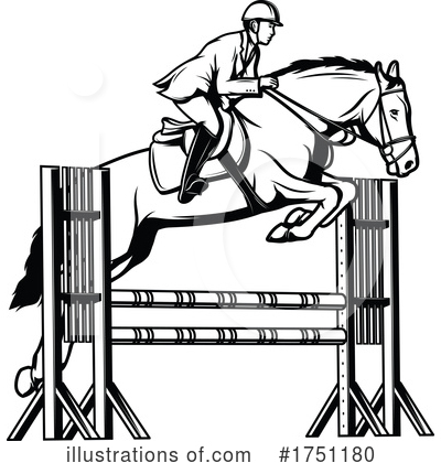 Royalty-Free (RF) Equestrian Clipart Illustration by Vector Tradition SM - Stock Sample #1751180