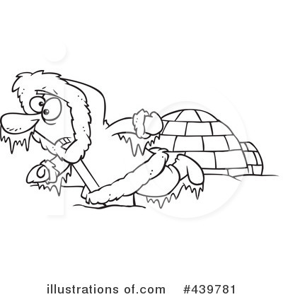 Royalty-Free (RF) Eskimo Clipart Illustration by toonaday - Stock Sample #439781