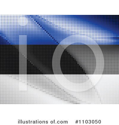 Estonian Flag Clipart #1103050 by Andrei Marincas