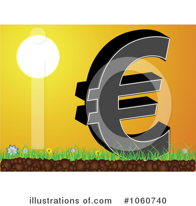 Euro Symbol Clipart #1060740 by Andrei Marincas