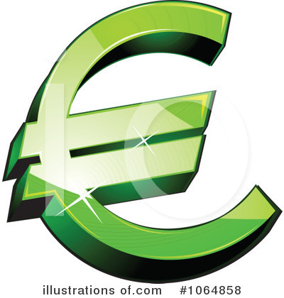 Euro Symbol Clipart #1064858 by Vector Tradition SM