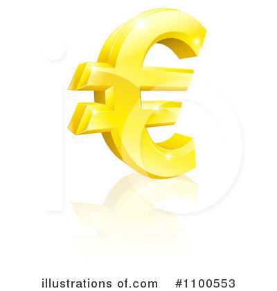 Euro Symbol Clipart #1100553 by AtStockIllustration