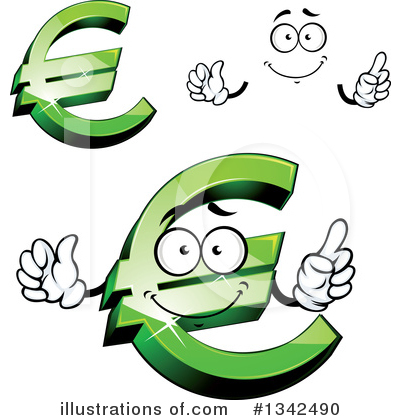 Euros Clipart #1342490 by Vector Tradition SM