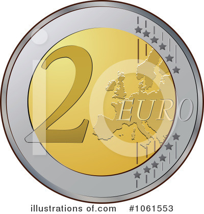 Euros Clipart #1061553 by Vector Tradition SM