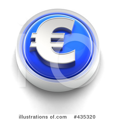 Royalty-Free (RF) Euro Symbol Clipart Illustration by Tonis Pan - Stock Sample #435320