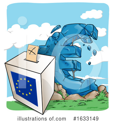 Europe Flag Clipart #1633149 by Domenico Condello