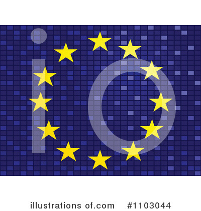 Europe Flag Clipart #1103044 by Andrei Marincas
