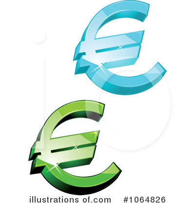 Royalty-Free (RF) Euros Clipart Illustration by Vector Tradition SM - Stock Sample #1064826