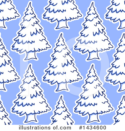 Royalty-Free (RF) Evergreen Clipart Illustration by Vector Tradition SM - Stock Sample #1434600
