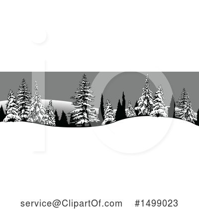 Royalty-Free (RF) Evergreen Clipart Illustration by dero - Stock Sample #1499023
