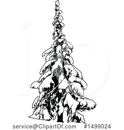 Royalty-Free (RF) Evergreen Clipart Illustration by dero - Stock Sample #1499024